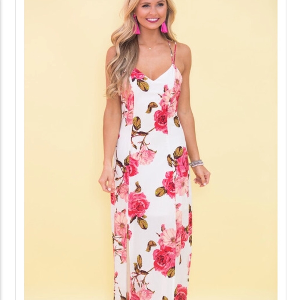 NWT Pink Lily Boutique Maxi Dress
